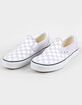 VANS Checkerboard Girls Classic Slip-On Shoes image number 2