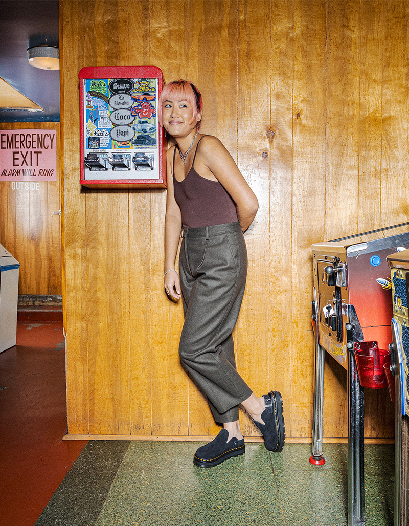 DR. MARTENS Zebzag Womens Mules image number 6