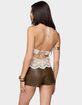 EDIKTED Amarie Sheer Lace Halter Top image number 3