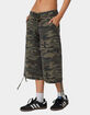 EDIKTED Camo Cargo Bermuda Shorts image number 3