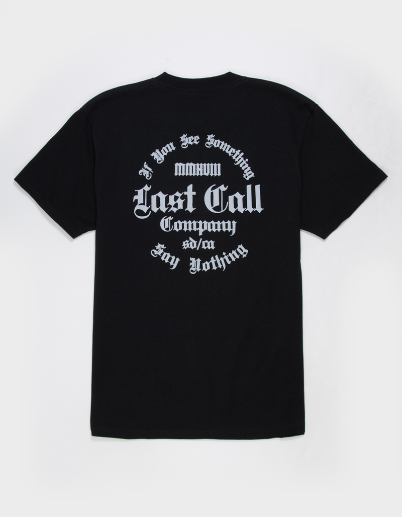 LAST CALL CO. Say Nothing Mens Tee image number 0