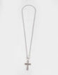 RSQ Grunge Cross Pendant Necklace image number 1