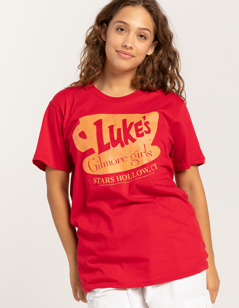 GILMORE GIRLS Distressed Luke's Diner Unisex Tee image number 2