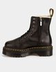 DR. MARTENS Jadon Leather Faux Fur Lined Platform Boots image number 3