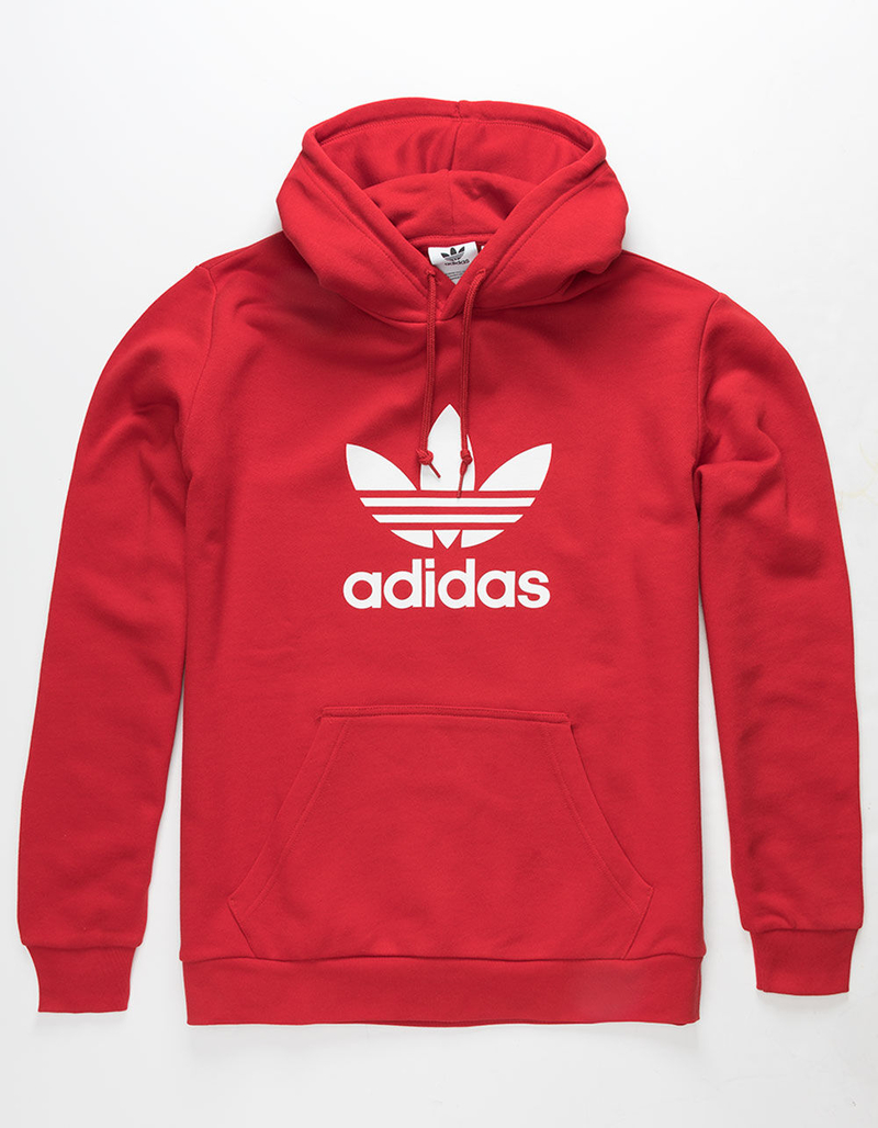 ADIDAS Originals Trefoil Red Mens Hoodie image number 0