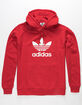 ADIDAS Originals Trefoil Red Mens Hoodie image number 1