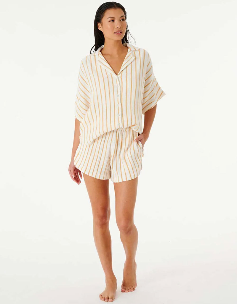 RIP CURL Premium Surf Stripe Womens Pull On Shorts image number 5