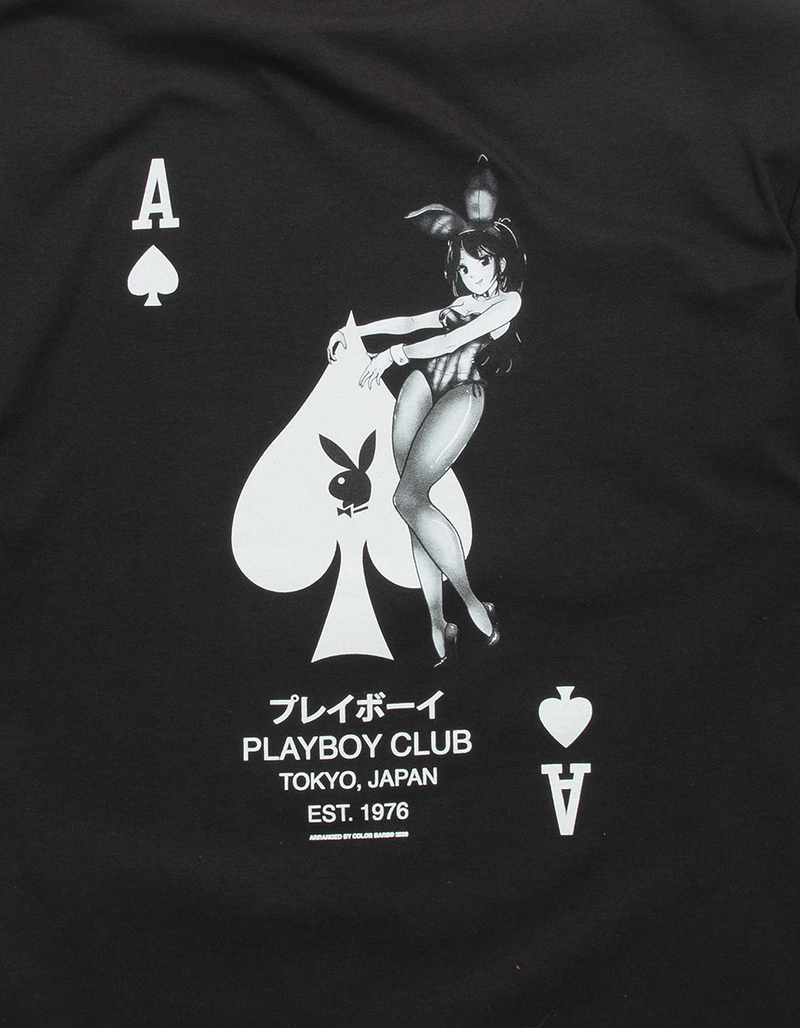 COLOR BARS x Playboy OG Ace Of Spades Mens Tee image number 3