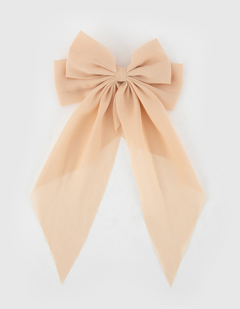FULL TILT Satin Oversized Bow Clip Primary Image