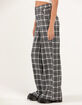 RSQ Womens Wide Leg Plaid Pants image number 3