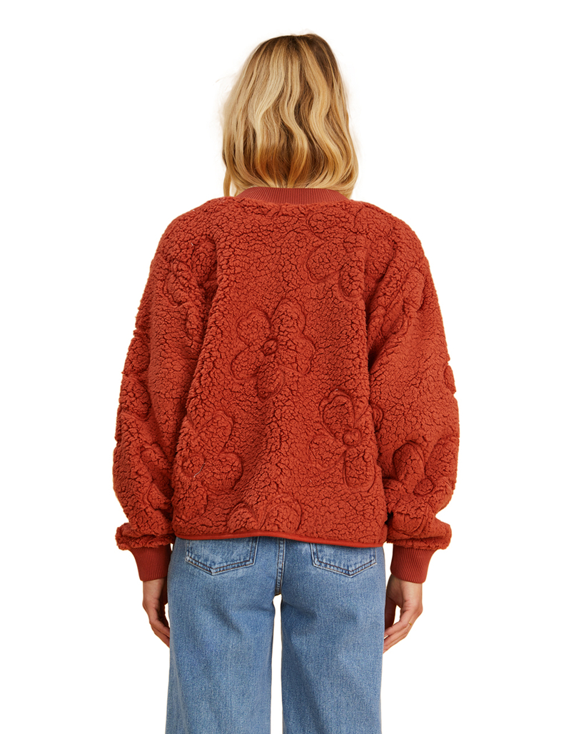 BILLABONG x Salty Blonde Cozy Shore Womens Sherpa Bomber Jacket image number 2