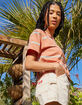 DICKIES Stripe Womens Crop Tee image number 5