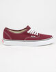 VANS Authentic Womens Apple Butter & True White Shoes image number 1
