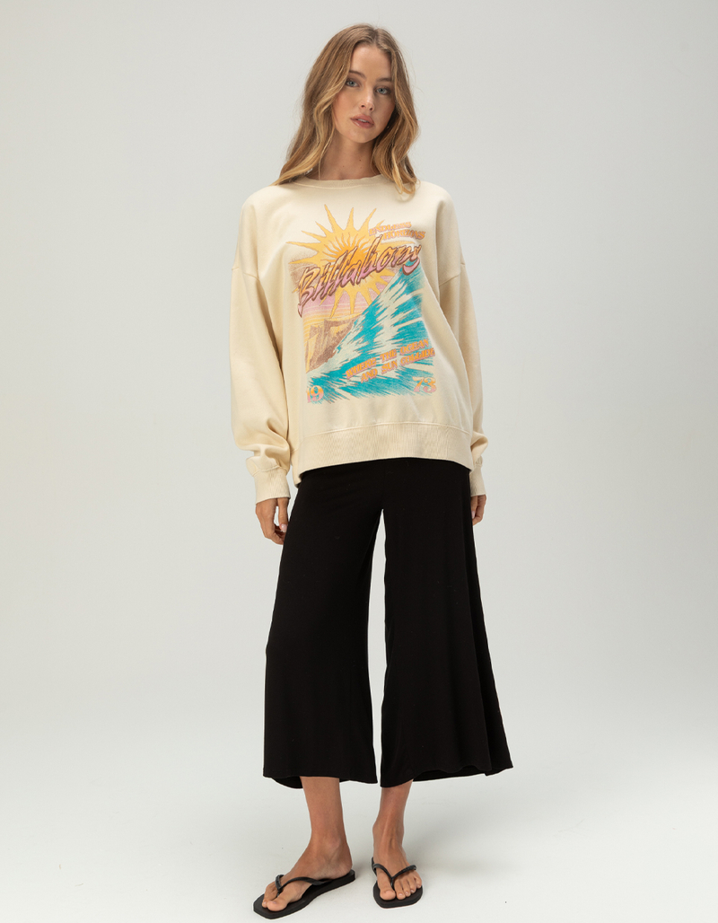 BILLABONG Echo Womens Oversized Crewneck Sweatshirt image number 1