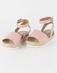 SODA Topic Ankle Strap Girls Platform Sandals image number 1