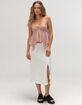FULL TILT Lace Hanky Hem Womens Cami image number 2