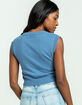 RSQ Small Print Argyle Womens Vest image number 3