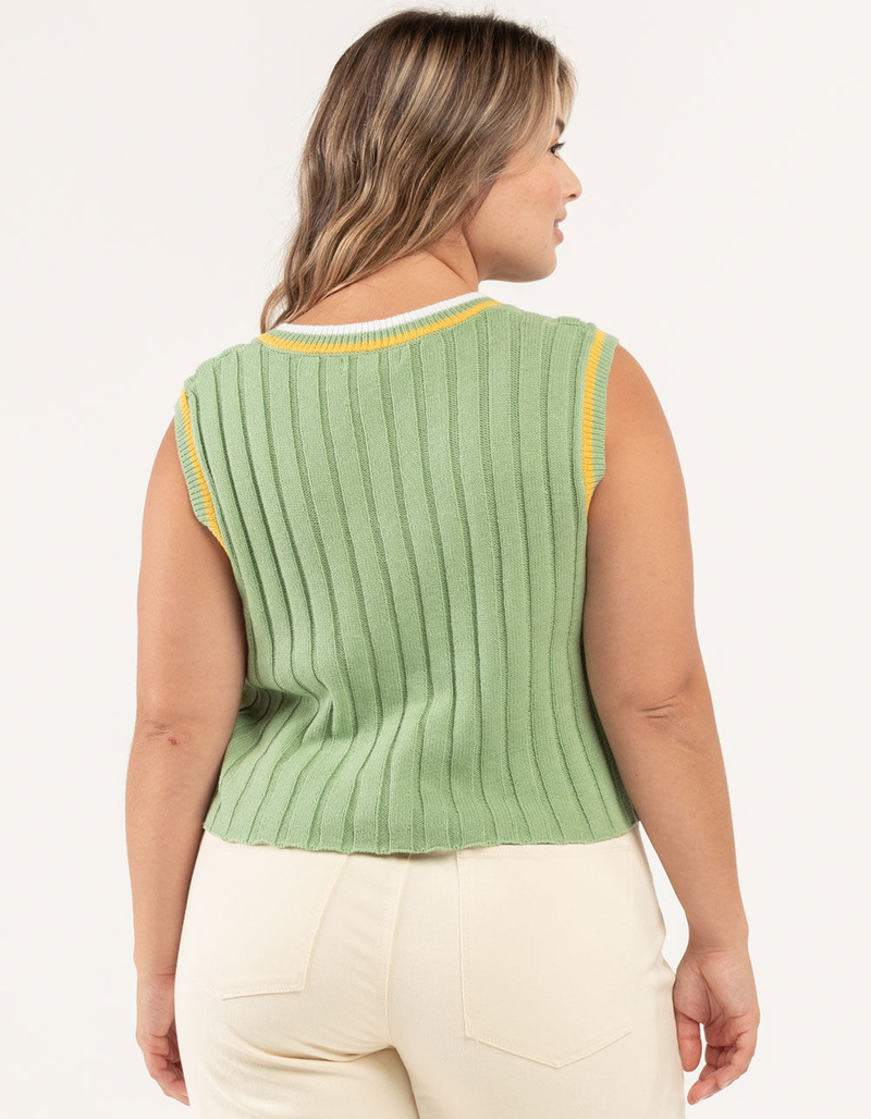RSQ Preppy Womens Sweater Vest image number 6