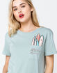 RIP CURL Surfboard Womens Pocket Tee image number 1