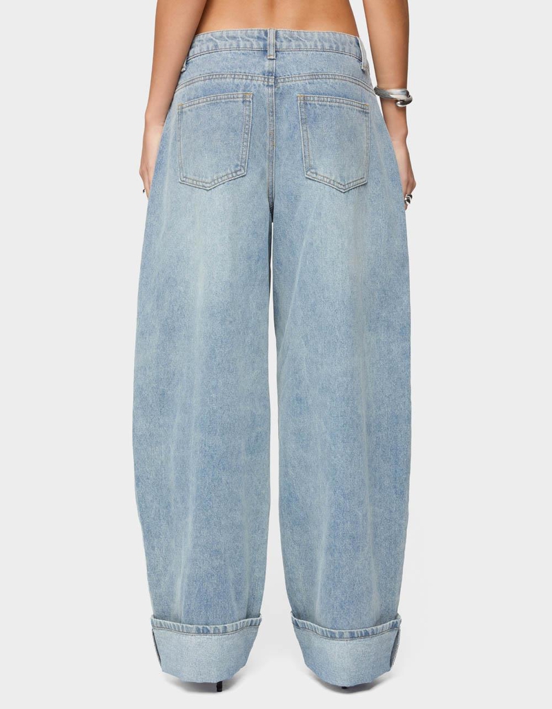 EDIKTED Kella Low Rise Baggy Jeans image number 2
