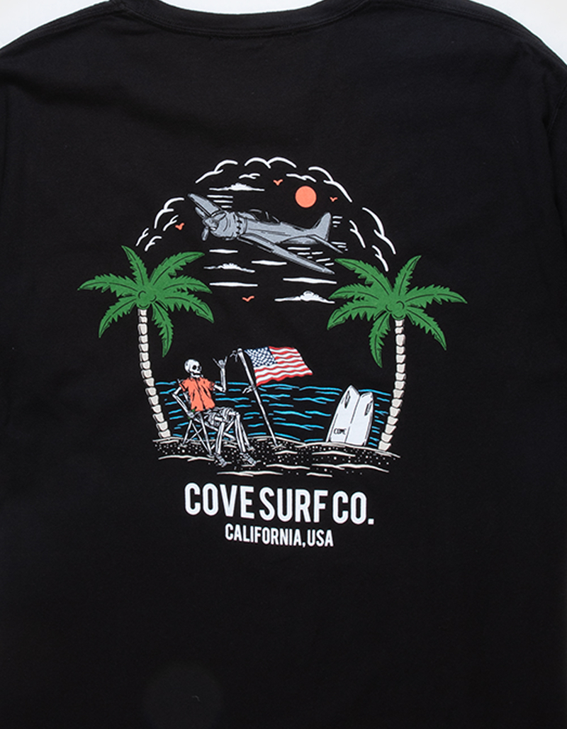 COVE SURF CO. Freedom Flies Mens Tee image number 2