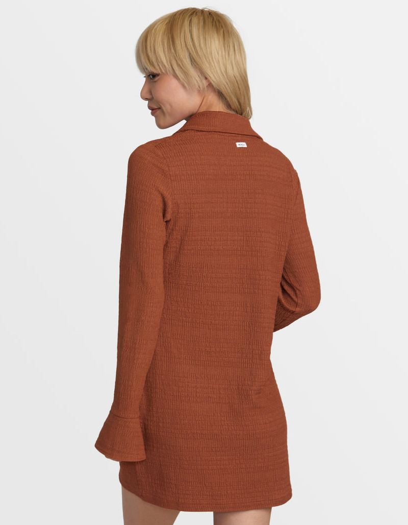 RVCA Sundae Womens Mini Dress RUST Tillys
