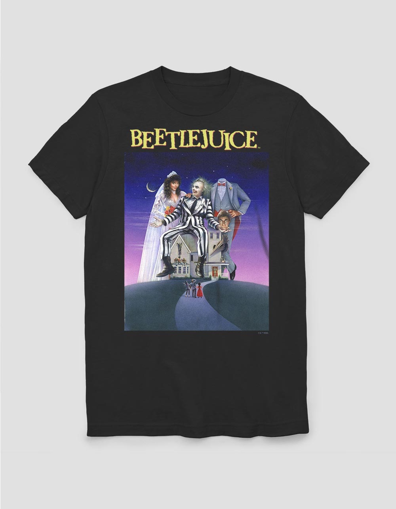 BEETLEJUICE Classic Poster Unisex Tee image number 0