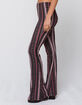 SKY AND SPARROW Linear Womens Flare Pants image number 3