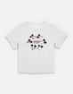 DISNEY Mickey's Faces Womens Baby Tee image number 1