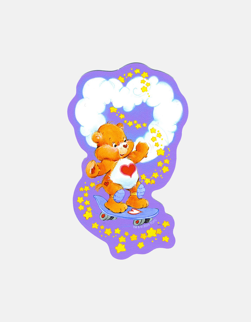 WHATEVER CO. Cheer Bear Skateboarding Sticker image number 0