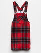 FULL CIRCLE TRENDS Girls Plaid Skirtall image number 1
