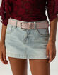 VON DUTCH Logo Rhinestones Womens 35mm Belt image number 4