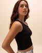 TILLYS Butter Soft Asymmetrical Off The Shoulder Womens Top image number 5