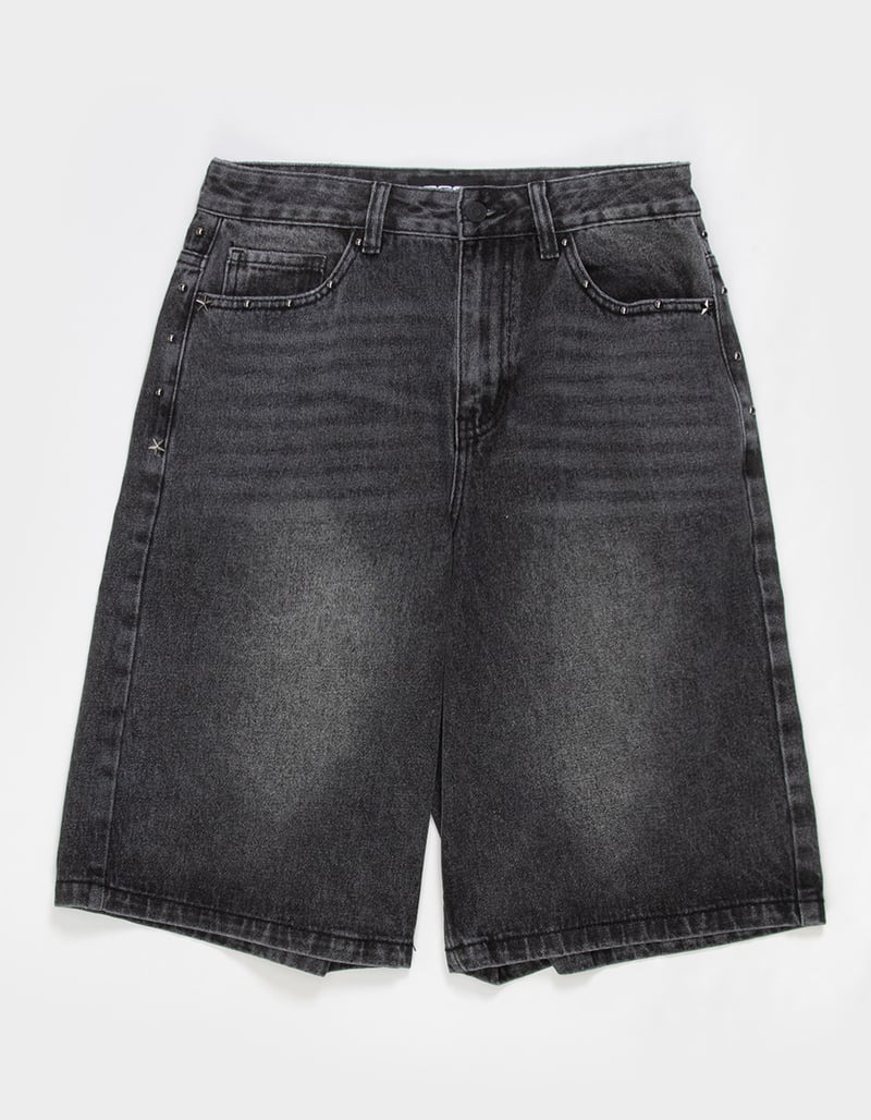 RSQ Mens Baggy Studded Jorts image number 0
