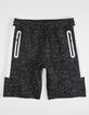 BROOKLYN CLOTH Side Stripe Mens Sweat Shorts image number 1