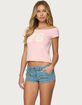 EDIKTED 76 Off Shoulder Top image number 4