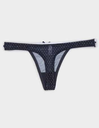 FULL TILT Lace Trim Thong Alternative Image