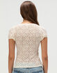 FULL TILT Womens Lace Top image number 5