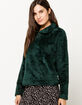 THE NORTH FACE Furry Fleece Quarter Zip Ponderosa Green Womens Sweatshirt image number 1