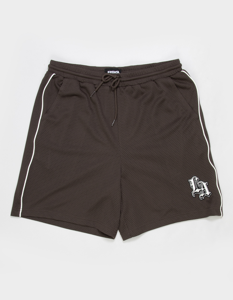 RSQ Mens Embroidered Mesh Shorts image number 0
