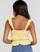 LUMIERE Ruffle Strap Womens Cami image number 3