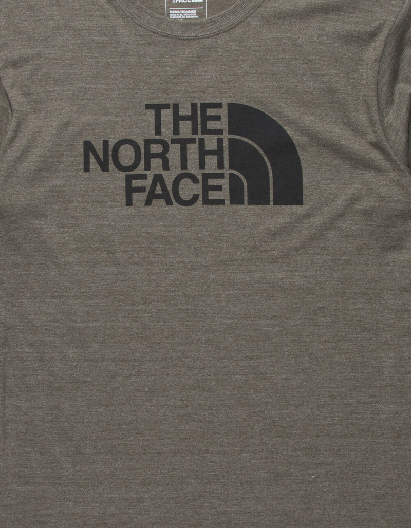 THE NORTH FACE Half Dome Triblend Heather Green Mens T-Shirt image number 1