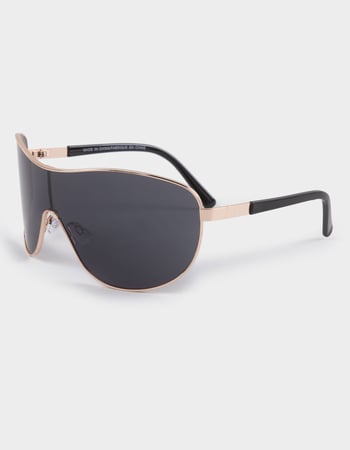 RSQ Oversized Y2K Wrap Shield Sunglasses Primary Image