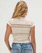 FULL TILT Womens Lace Top image number 4