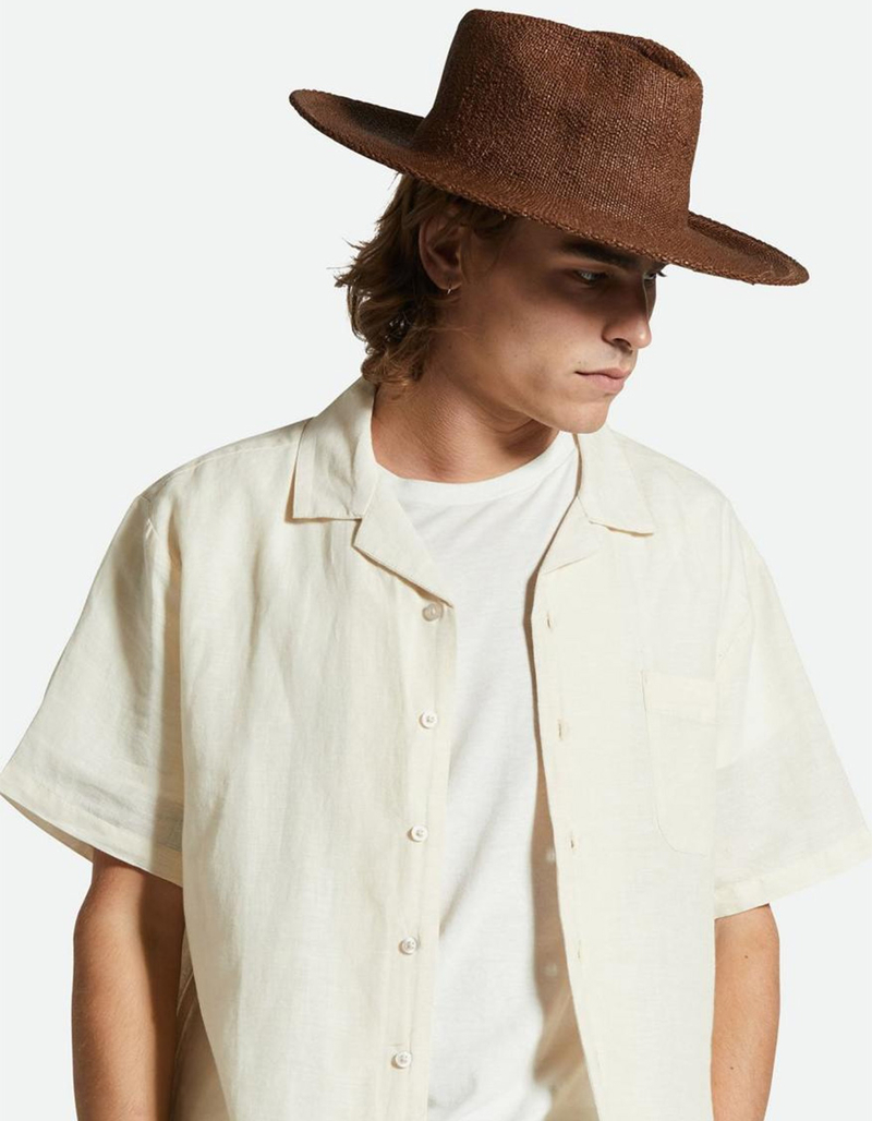 BRIXTON Cohen Womens Straw Cowboy Hat image number 3