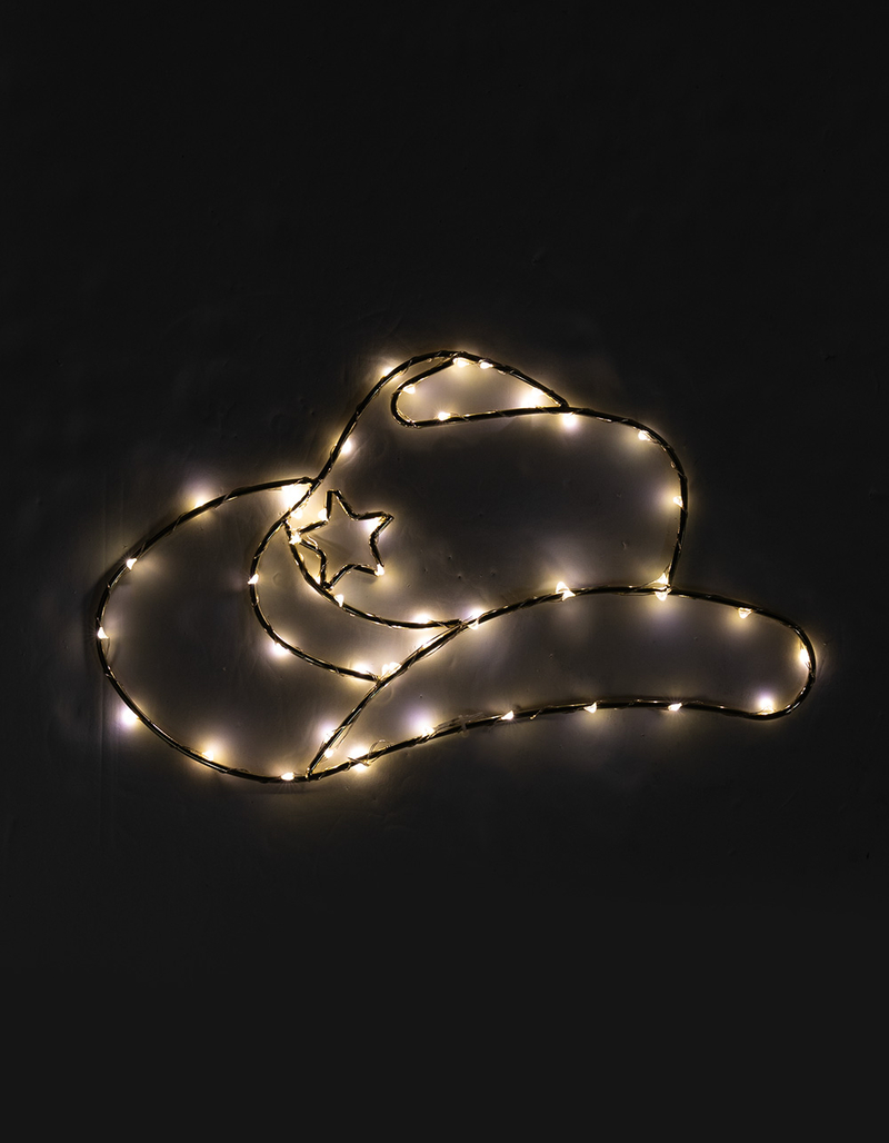 TILLYS HOME Cowboy Hat Light Sculpture image number 1