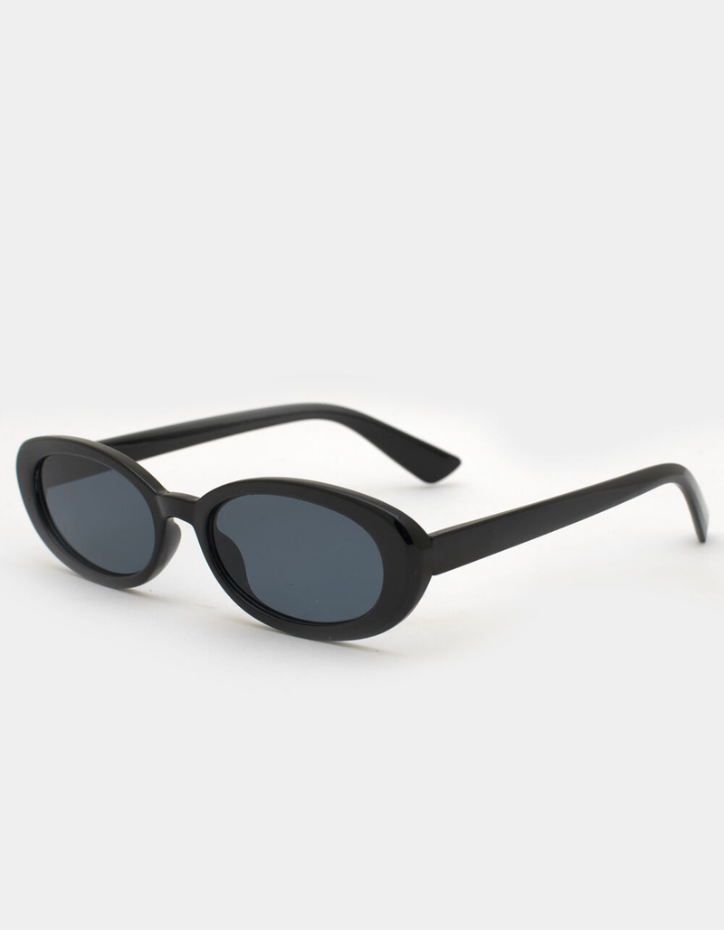 Small Oval Plastic Sunglasses image number 0