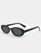 Small Oval Plastic Sunglasses image number 1