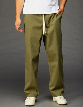 RSQ Mens Straight Twill Pull On Pants Alternative Image