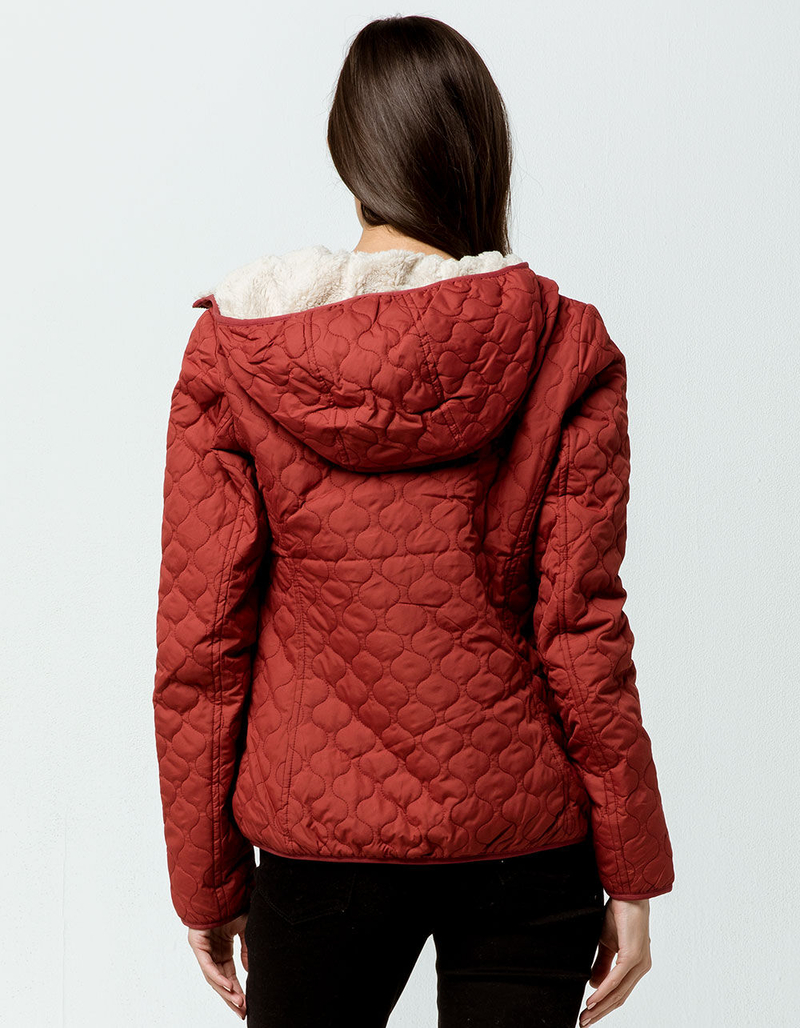 RIP CURL Anti-Series Anoeta Red Womens Jacket image number 2